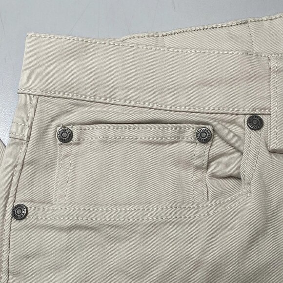 NEW BROOLS BROTHERS Men's 5-Pocket Straight Leg Pants Ecru Khaki Size 34x30 - Picture 7 of 8